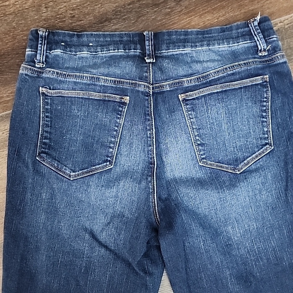 Chico Platinum Blue Jeggings sz 1 (8) - Picture 7 of 11